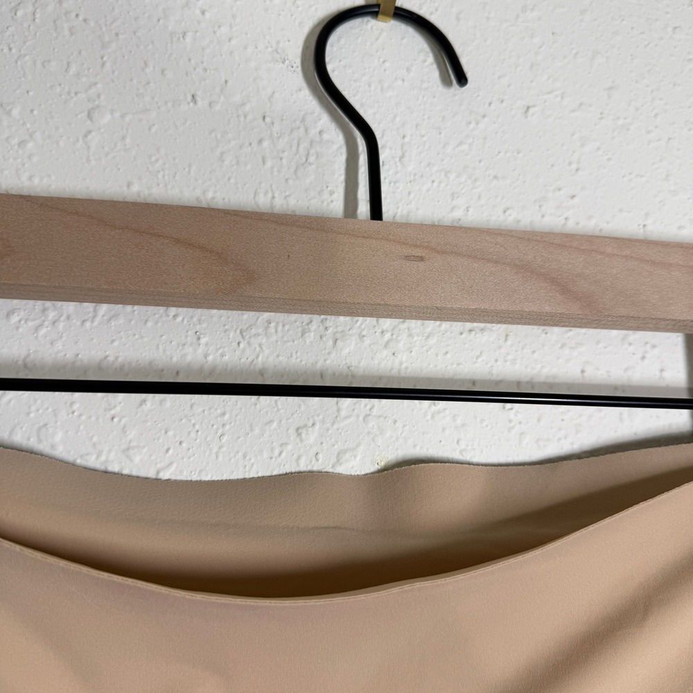Aerie SMOOTHEZ Lightly Lined Bandeau Bralette Sand Nude Seamless Strapless Bra - Picture 8 of 11
